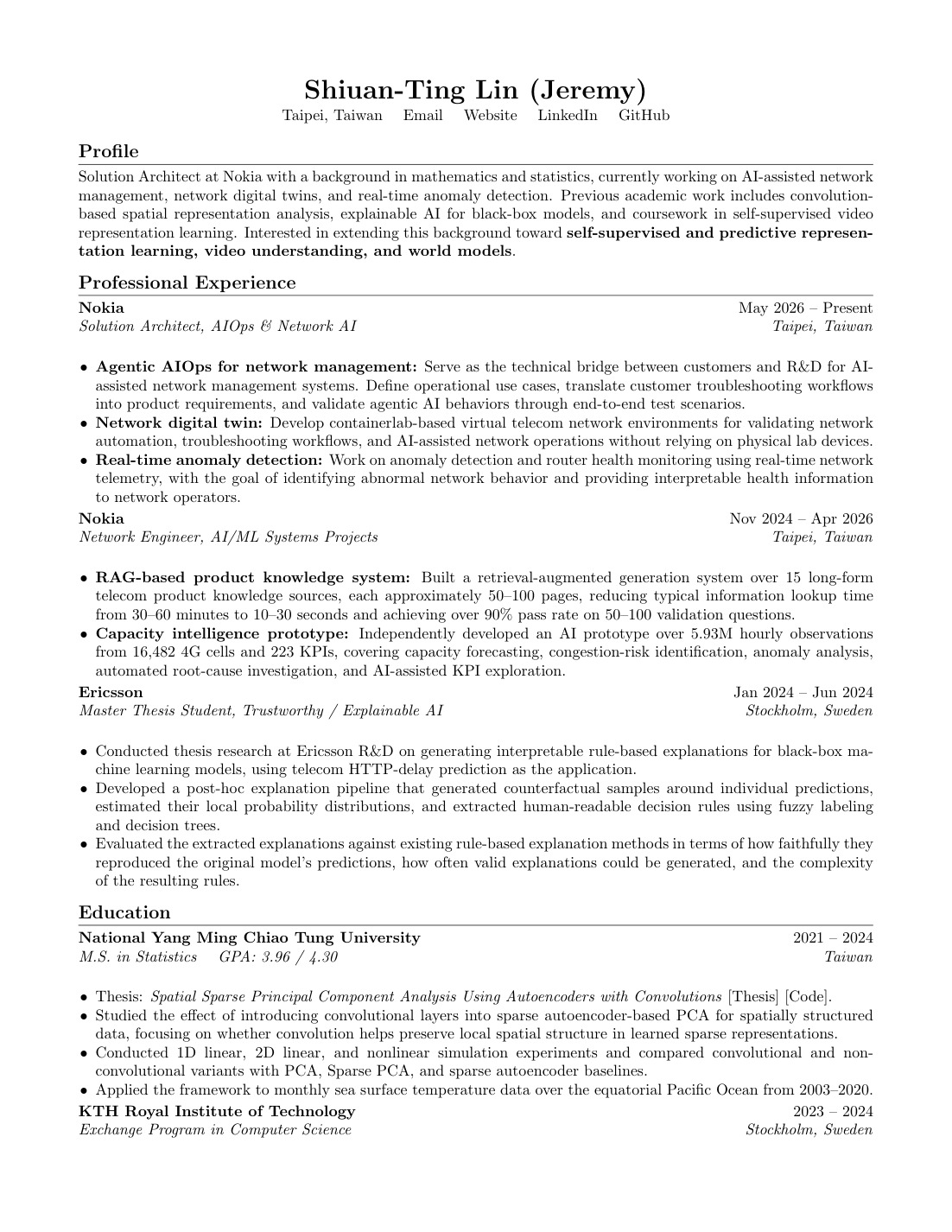 CV page 1 of 2